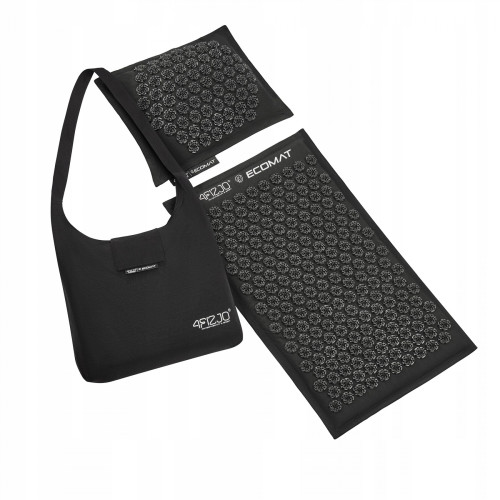 Мат для иглоукалывания  4FIZJO Eco Mat Аппликатор Кузнецова Black/Black - фото №7